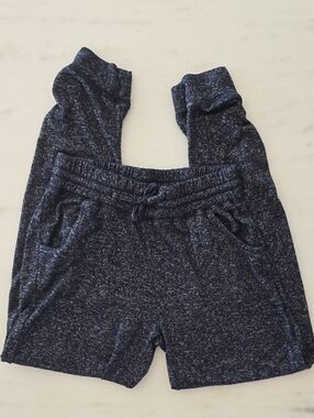 Rumi & Ryder Navy Heather Knit Lounge Shorts Girls Size 8-10
